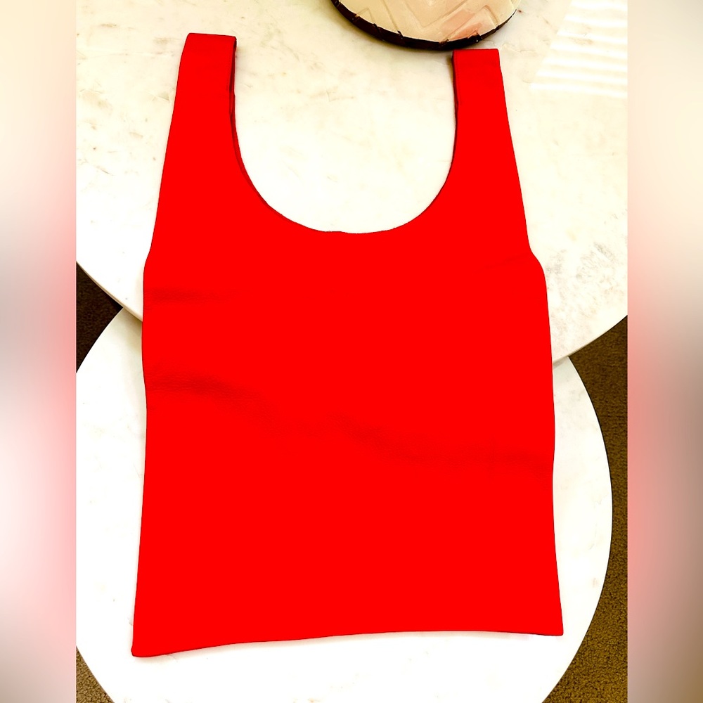 New without Tags Baggu Leather Reusable Tote